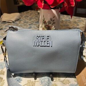 New Steve Madden Light Blue Crossbody Bag